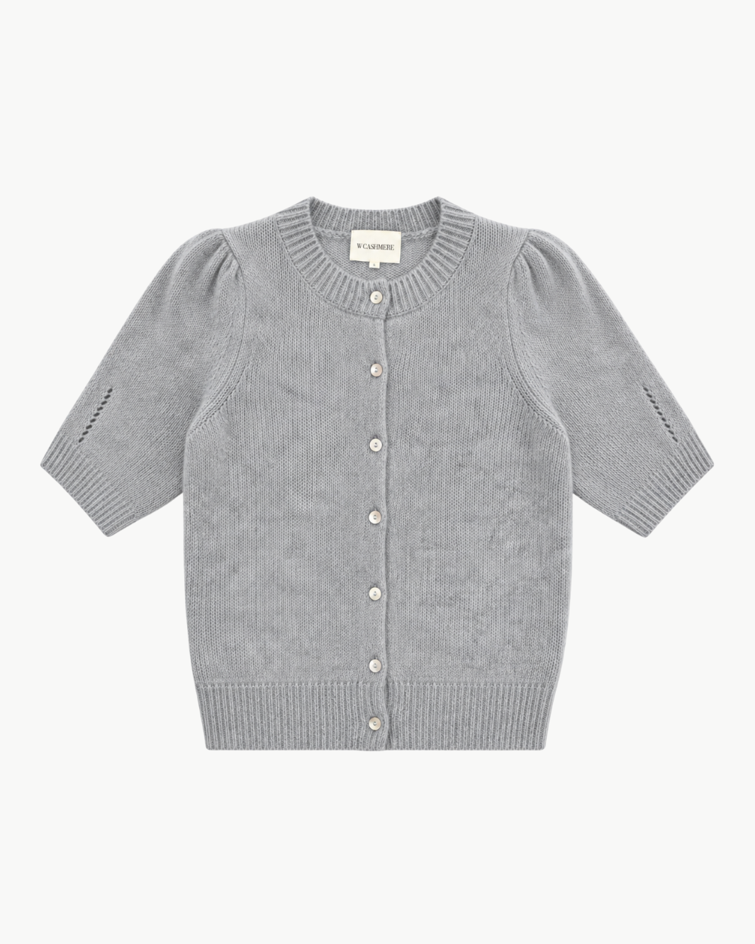 W.Cashmere Sheila Short Sleeve Cardigan at Romi Boutique