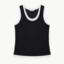 Tissue Jersey Layered Tank