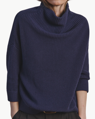 HALF CARDIGAN STITCH IN WILD PLUM - Romi Boutique