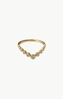 Lumilla Pointed Curvy Diamond Band at Romi Boutique