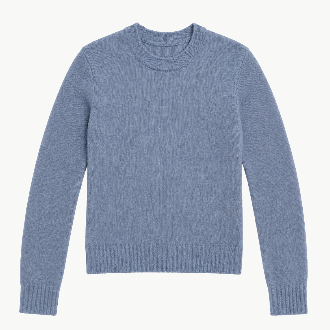 Cashmere Shrunken Crew