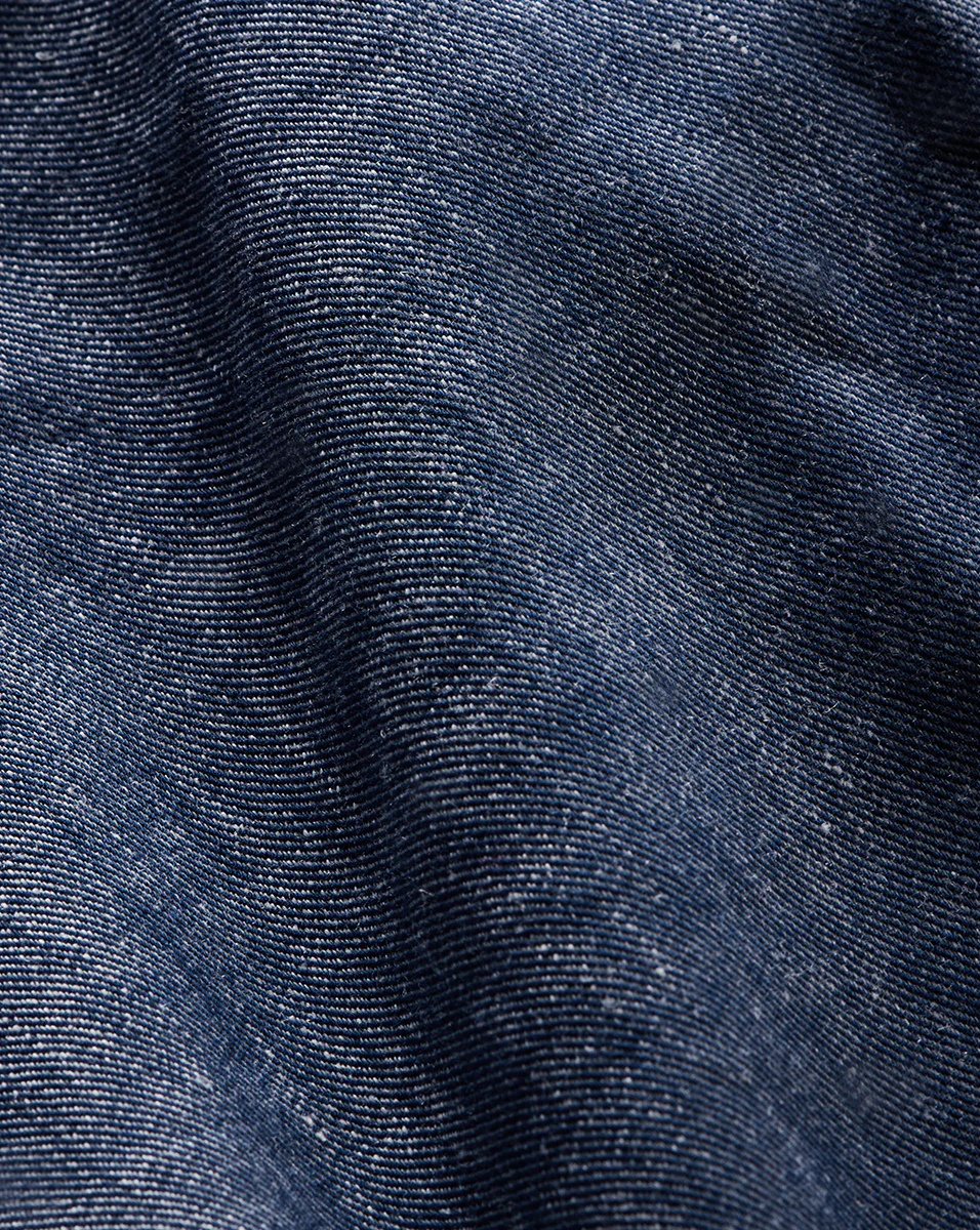 AUBRIE LINEN PANT IN BLUE MELANGE
