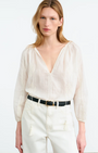 Nili Lotan CRISTO BLOUSE at Romi Boutique