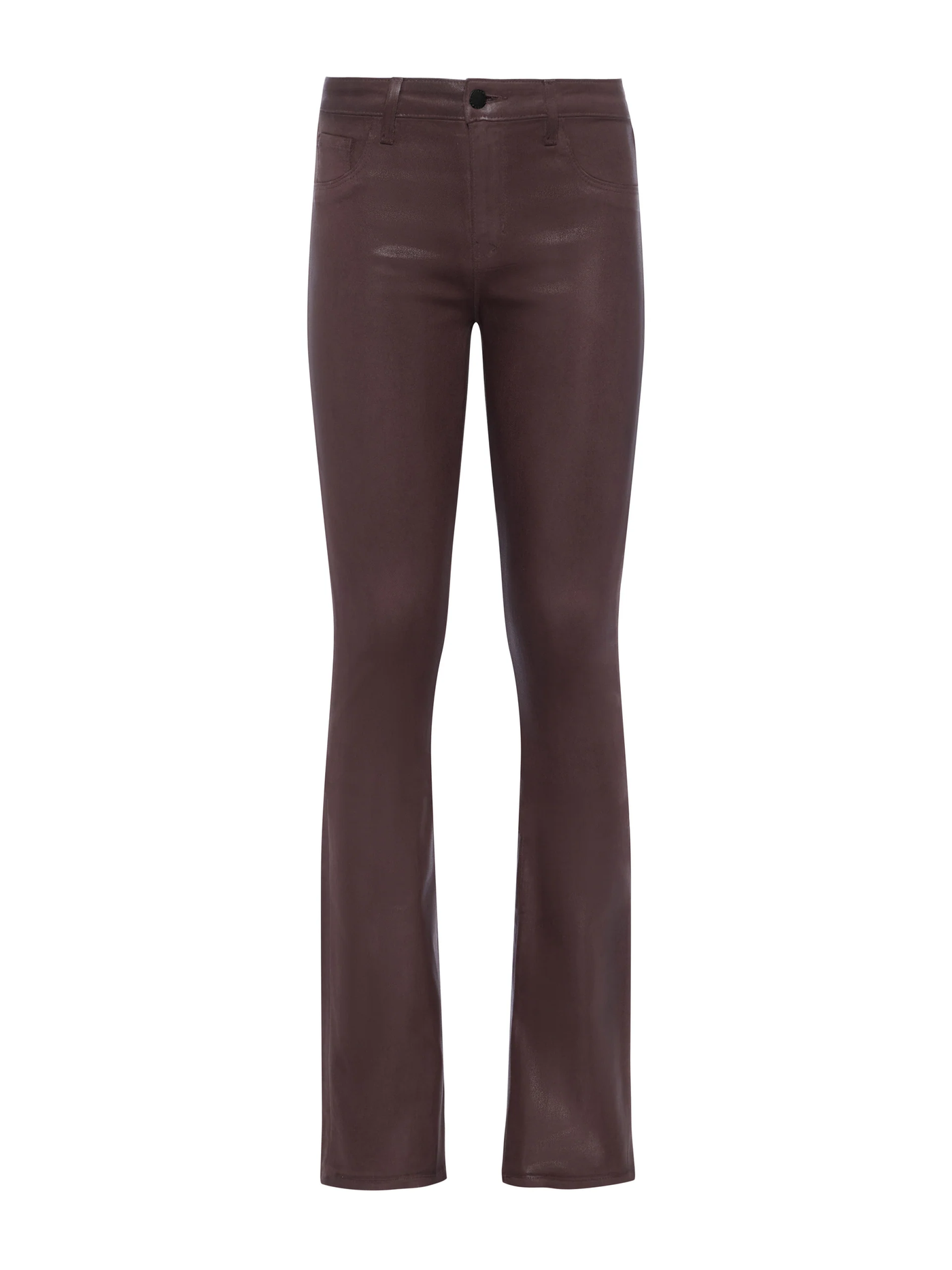 SELMA COATED BOOTCUT JEAN IN CHOCOLATE