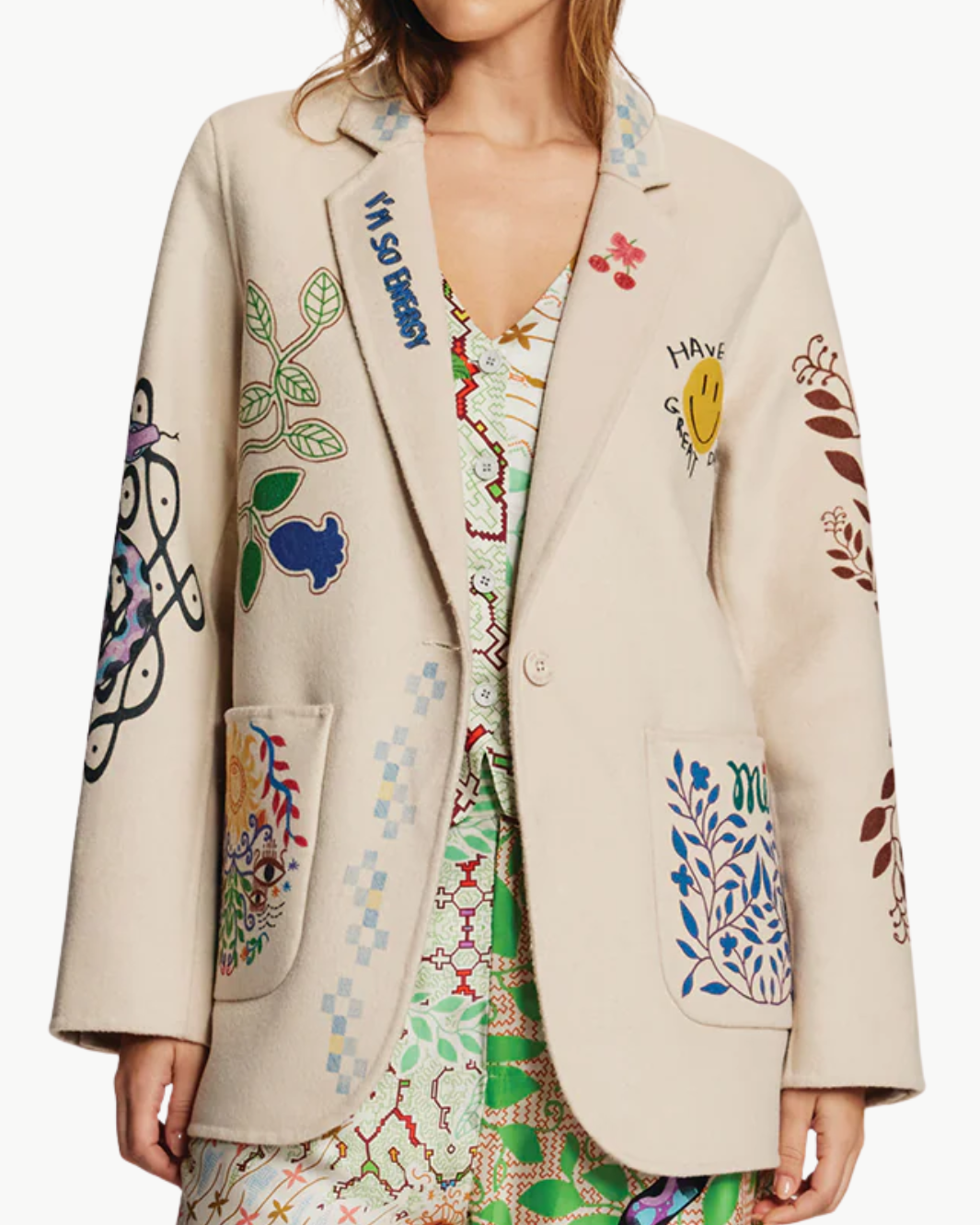 JULIANA WOOL JACKET IN SHIPIBO