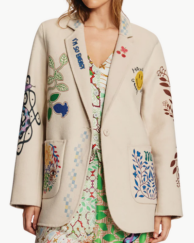 JULIANA WOOL JACKET IN SHIPIBO