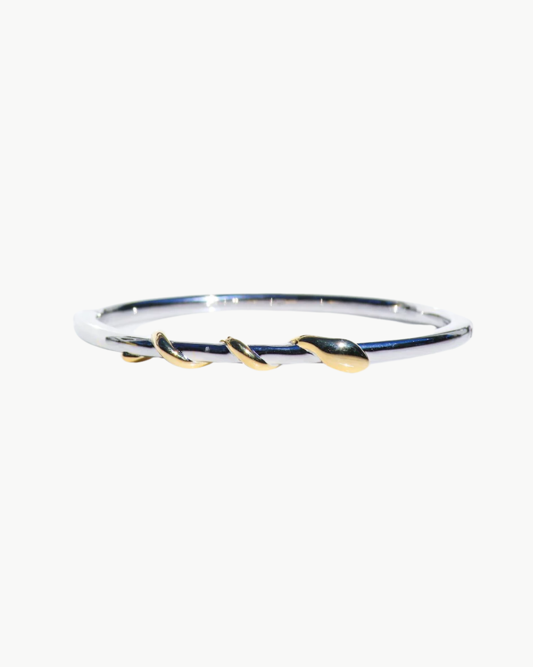 DANCING SNAKE BANGLE IN SILVER