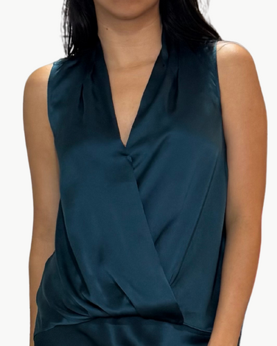 GO BOHO SURPLUS BLOUSE IN NEPTUNE