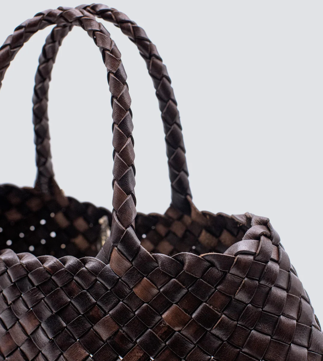 SANTA CROCE SMALL IN DARK BROWN - Romi Boutique