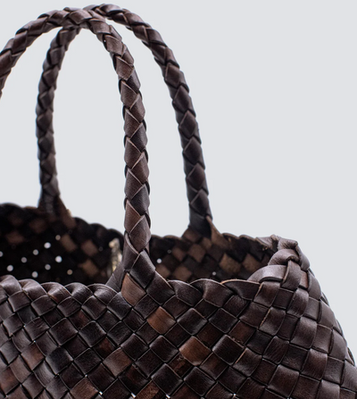 SANTA CROCE SMALL IN DARK BROWN - Romi Boutique