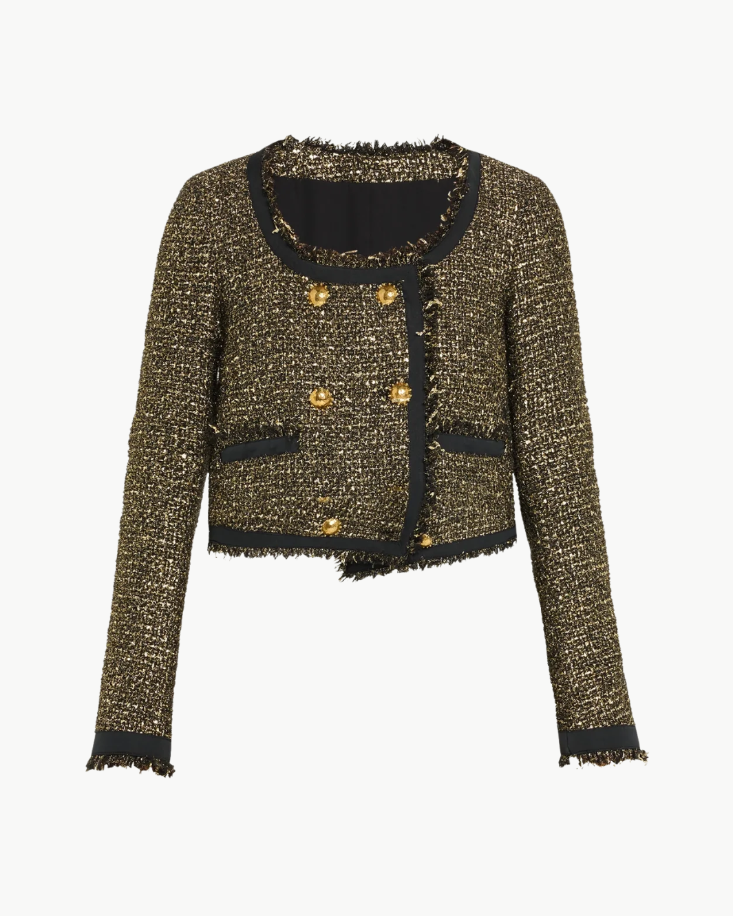 Anisa Tweed U-Neck Jacket