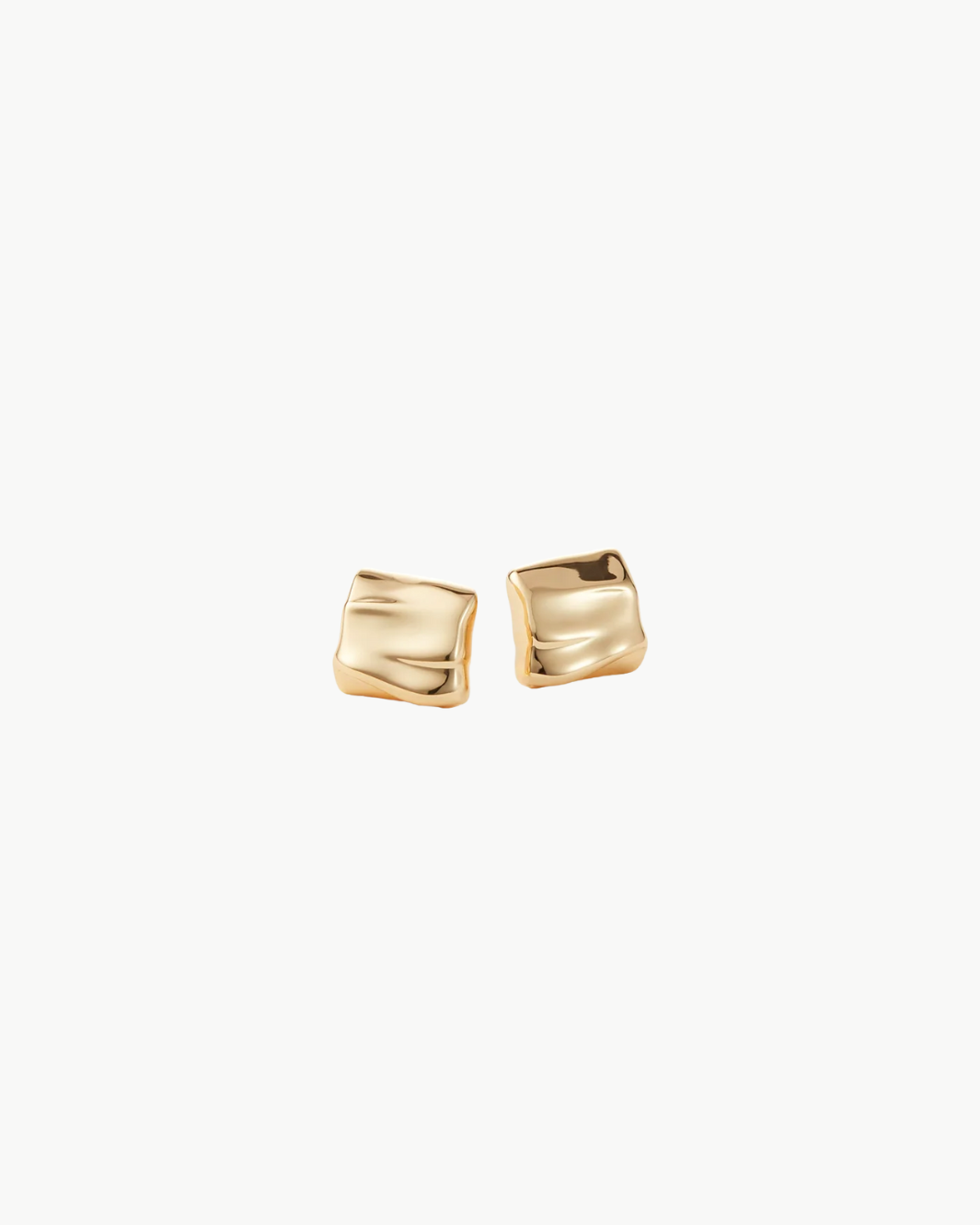 MINI SUNDRA EARRINGS IN HIGH POLISH GOLD