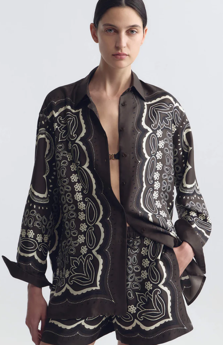 Frances Silk Short