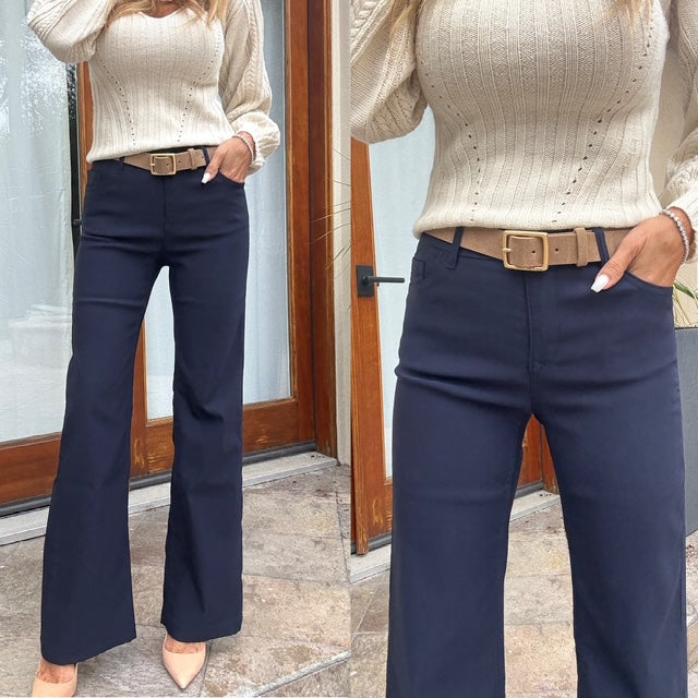 AMY IN NAVY STRIPE - Romi Boutique