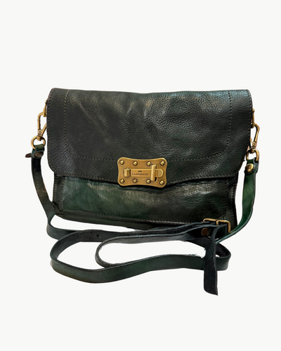 AGNESE CROSSBODY IN GREEN BOTTLE