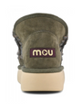 Mou ESKIMO BOUNCE SNEAKER IN BLACK OLIVE at Romi Boutique