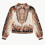 Winter Floral Long Sleeve Shirt