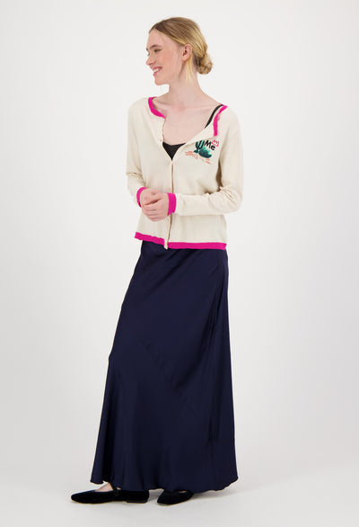 JAN COTTON CARDIGAN IN HORSE - Romi Boutique