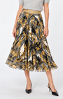 Loyd/Ford Midi-Length Chiffon Skirt at Romi Boutique