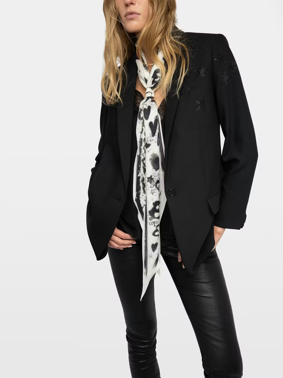 Zadig & Voltaire Jessie Silk Scarf at Romi Boutique