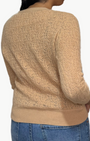 Brazeau Tricot Lace Patch Cardigan at Romi Boutique
