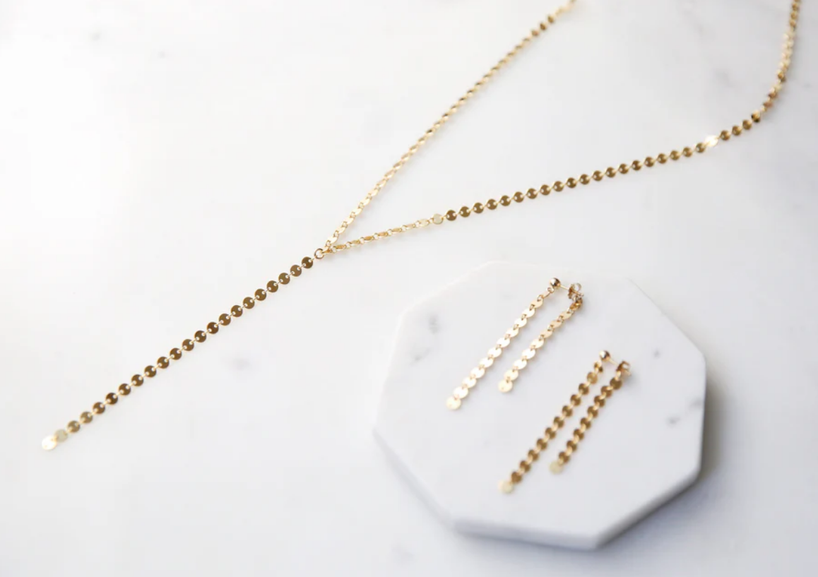 Maya Bauman BARE NECKLACE IN GOLD at Romi Boutique