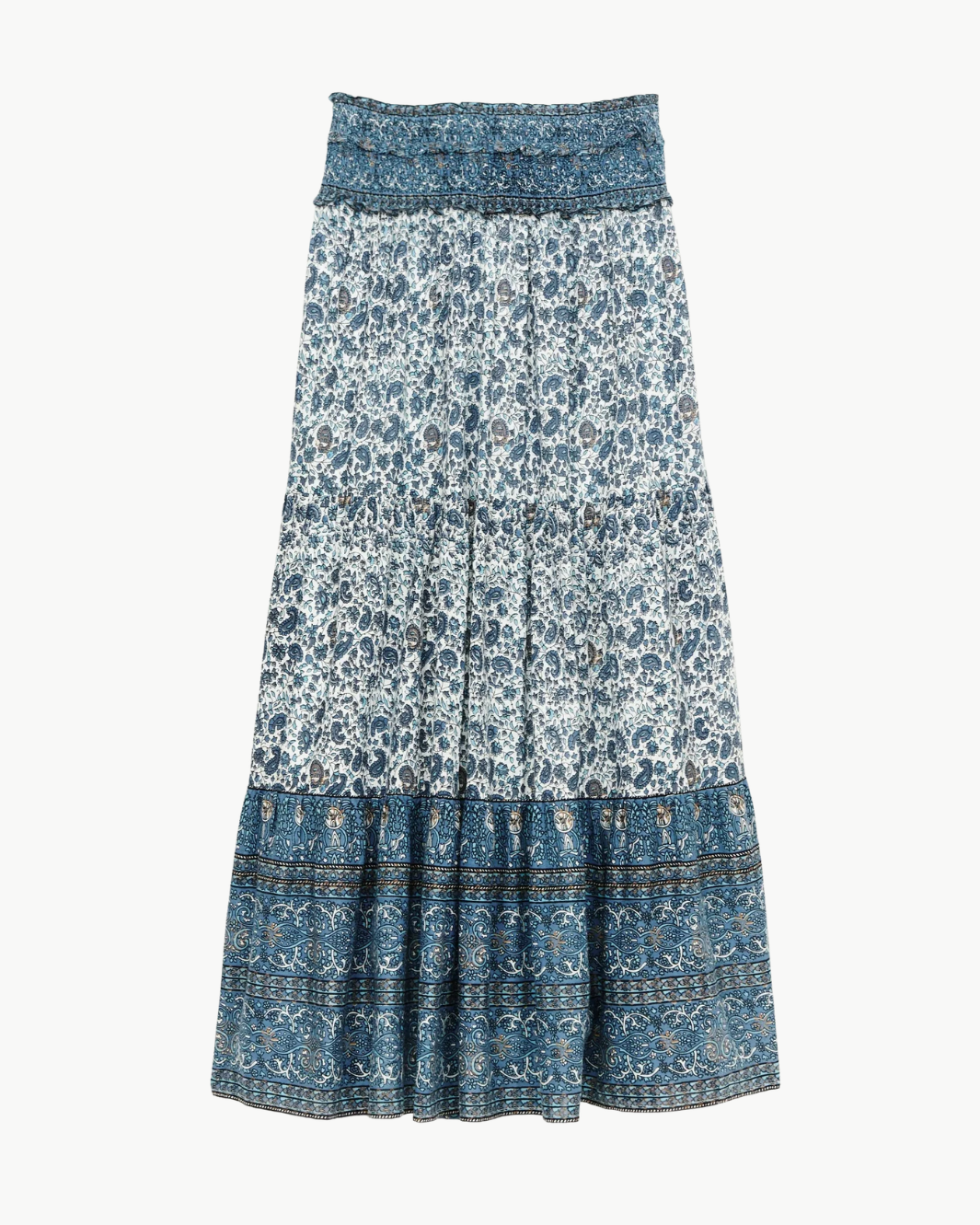Mabe Esti Print Maxi Skirt at Romi Boutique