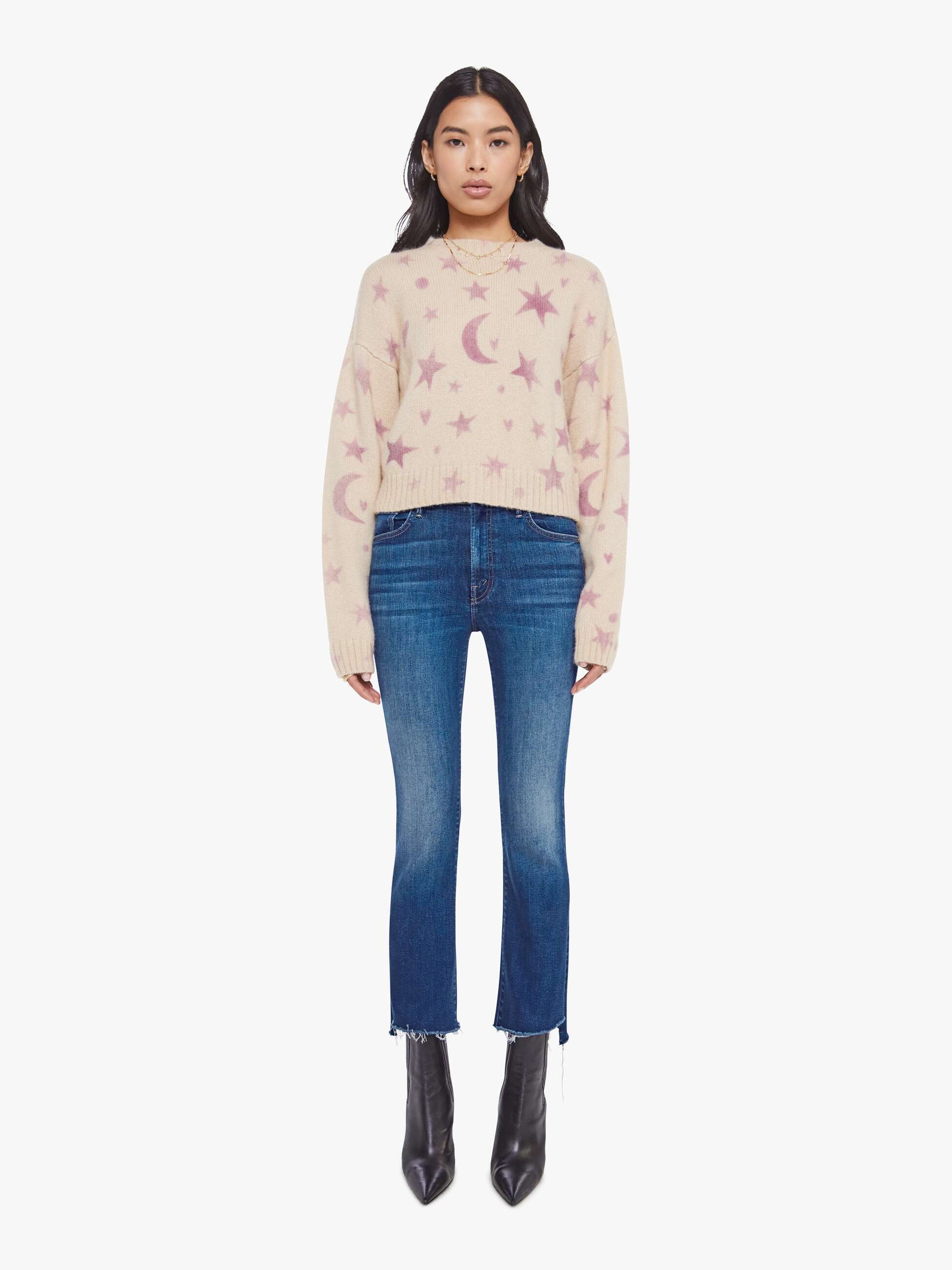 Mother The Crop Jumper at Romi Boutique
