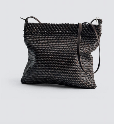 SACOCHE IN DARK BROWN/GREY