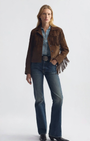 Nili Lotan Eloi Suede Jacket at Romi Boutique