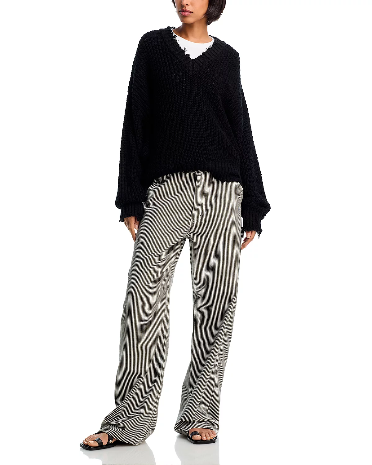 Denimist TERI WIDE LEG CARPENTER PANT at Romi Boutique