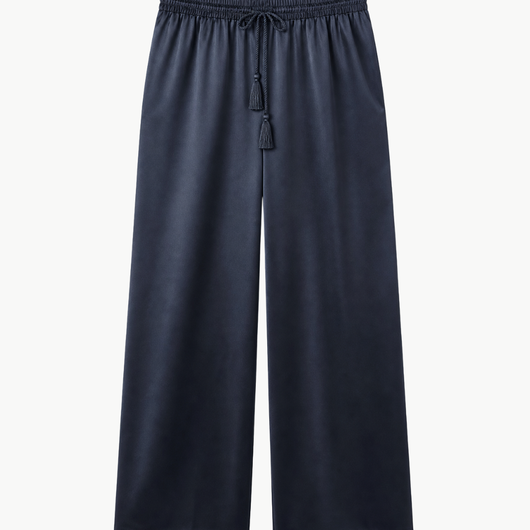 Go Silk Go Wide Angle Pant at Romi Boutique