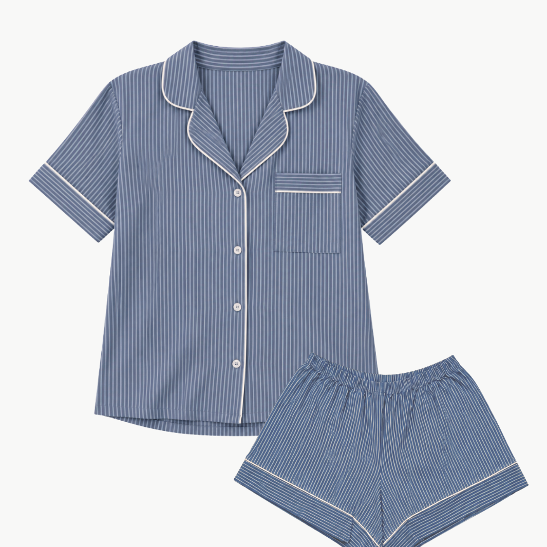 Eberjey Gisele Printed Relaxed Short PJ Set at Romi Boutique