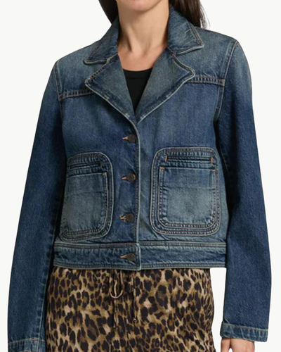 GEORGY DENIM JACKET IN SIMON WASH