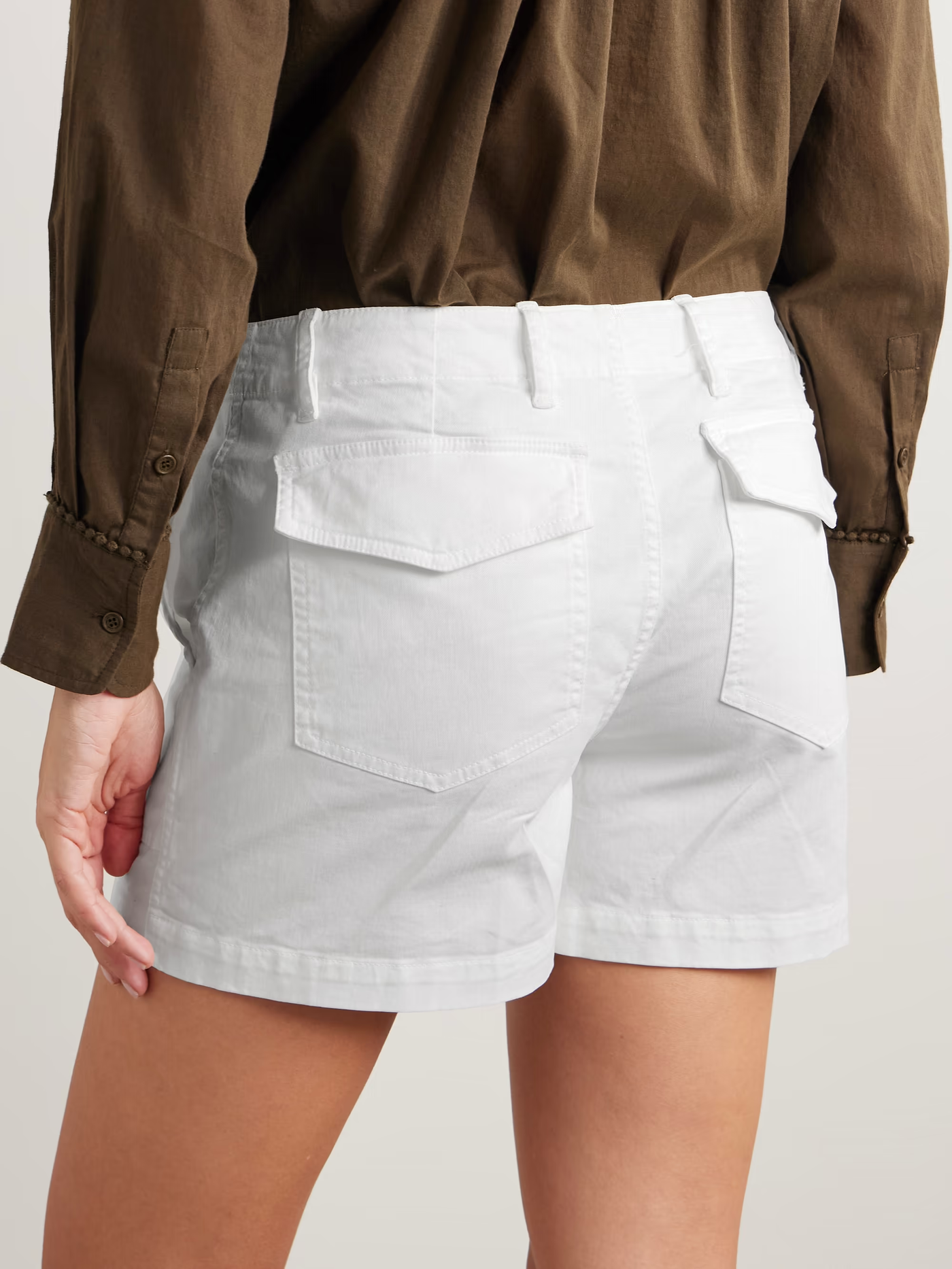 UTILITY SHORT IN WHITE