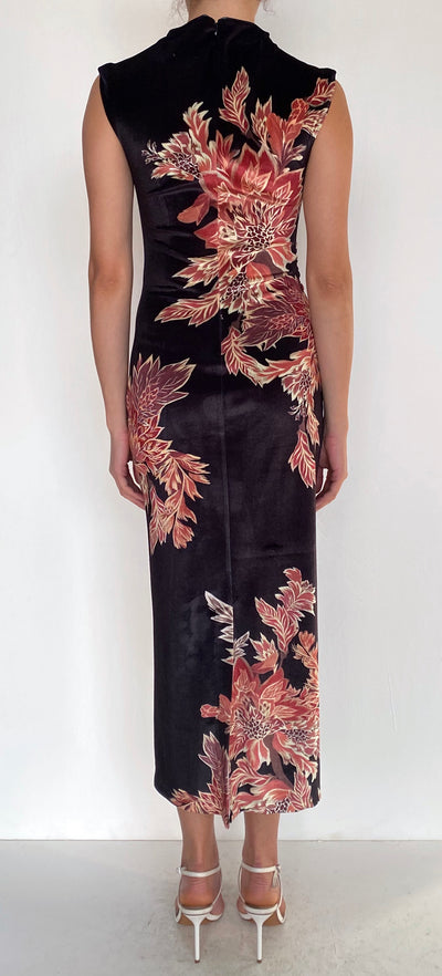 LEELA MIDI DRESS IN BLACK