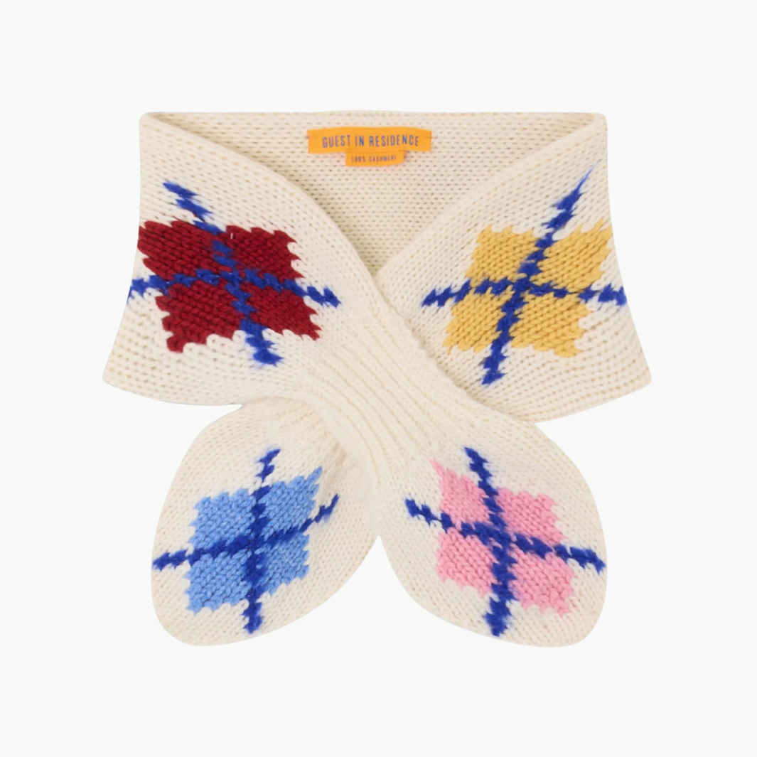 Argyle Bowtie Scarf