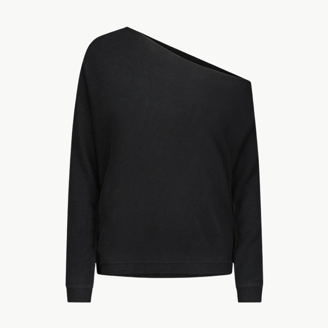 Minnie Rose CASHMERE OFF THE SHOULDER TOP at Romi Boutique