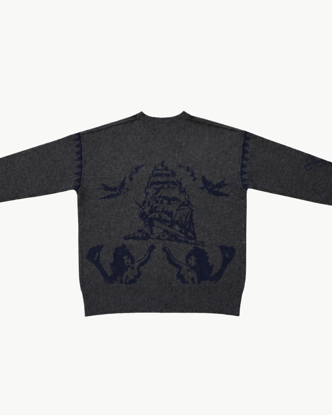 Ladybird Cashmere Jacquard Mermaid Cardigan