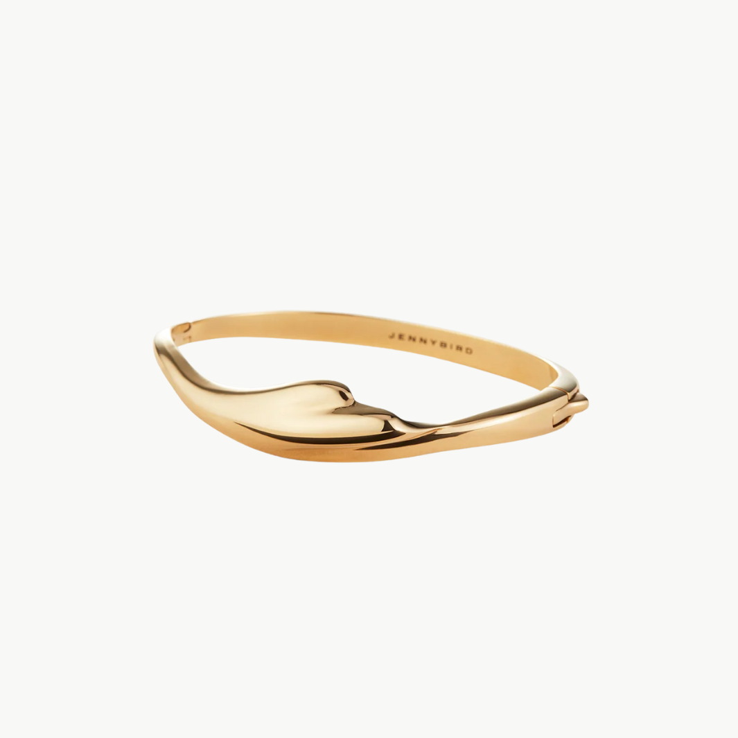 PORTIA BANGLE IN HIGH POLISH GOLD