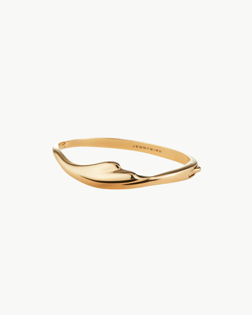 PORTIA BANGLE IN HIGH POLISH GOLD