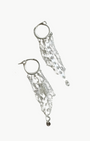 Maya Bauman FEATHER EARRINGS IN SILVER at Romi Boutique