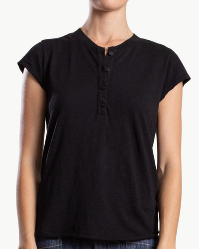 SAL HENLEY IN SUPIMA SLUB IN BLACK