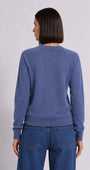 Minnie Rose Cashmere Long Sleeve Shrunken V Neck at Romi Boutique