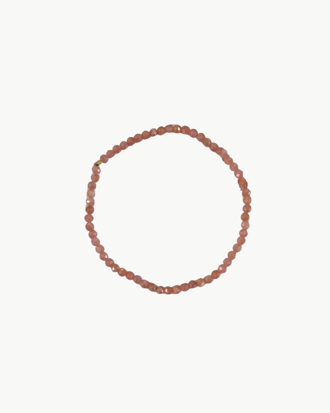 SKINNY SEMIPRECIOUS BRACELET IN BLUSH - Romi Boutique