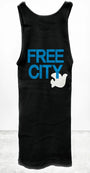SUPERVINTAGE TANK IN SUPER BLACK by FREECITY - Romi Boutique