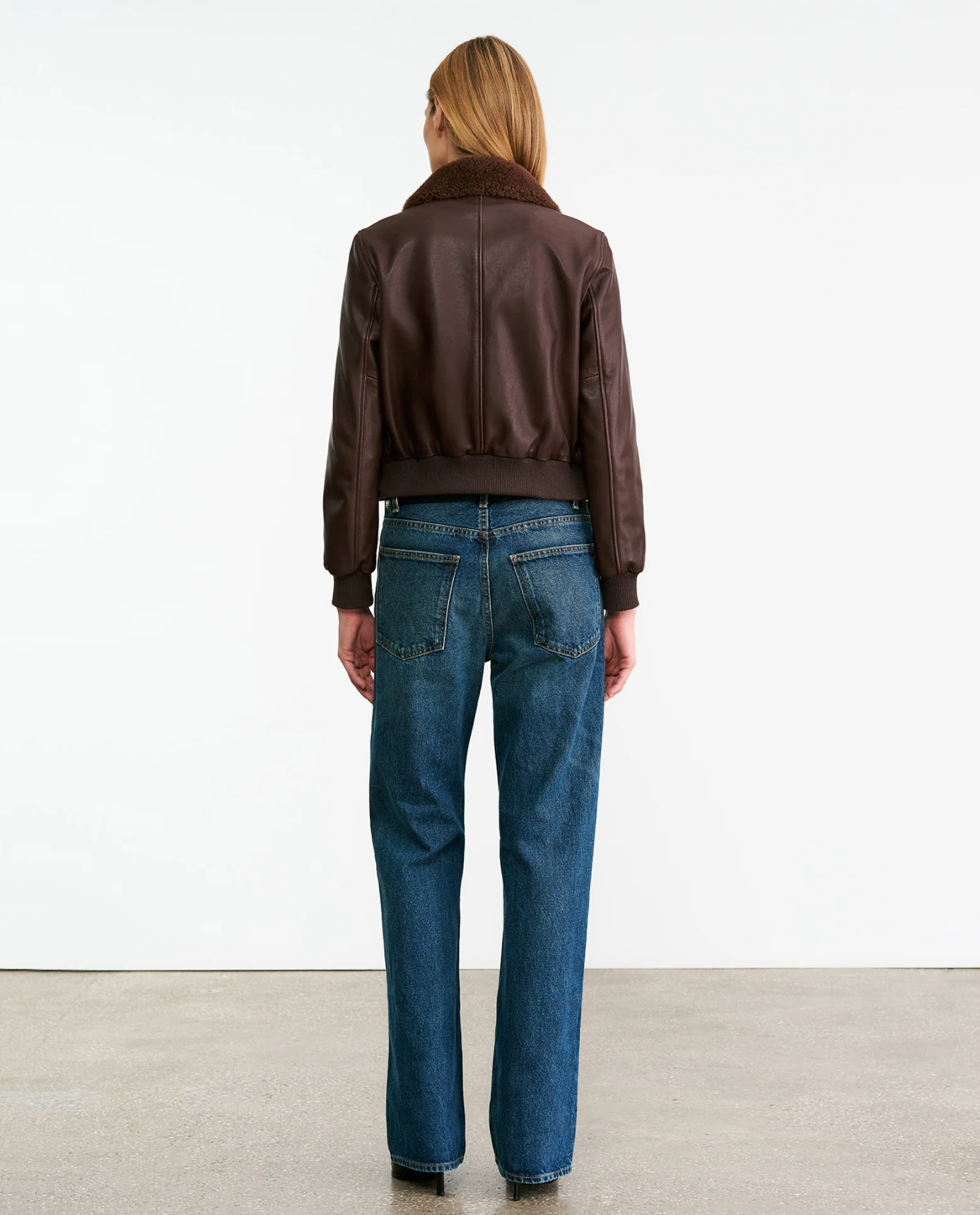 TOM LEATHER JACKET IN DARK BROWN