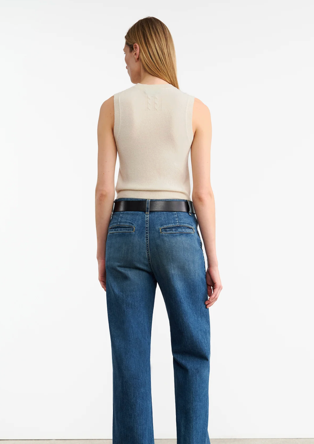 MAY SWEATER TANK IN IVORY - Romi Boutique