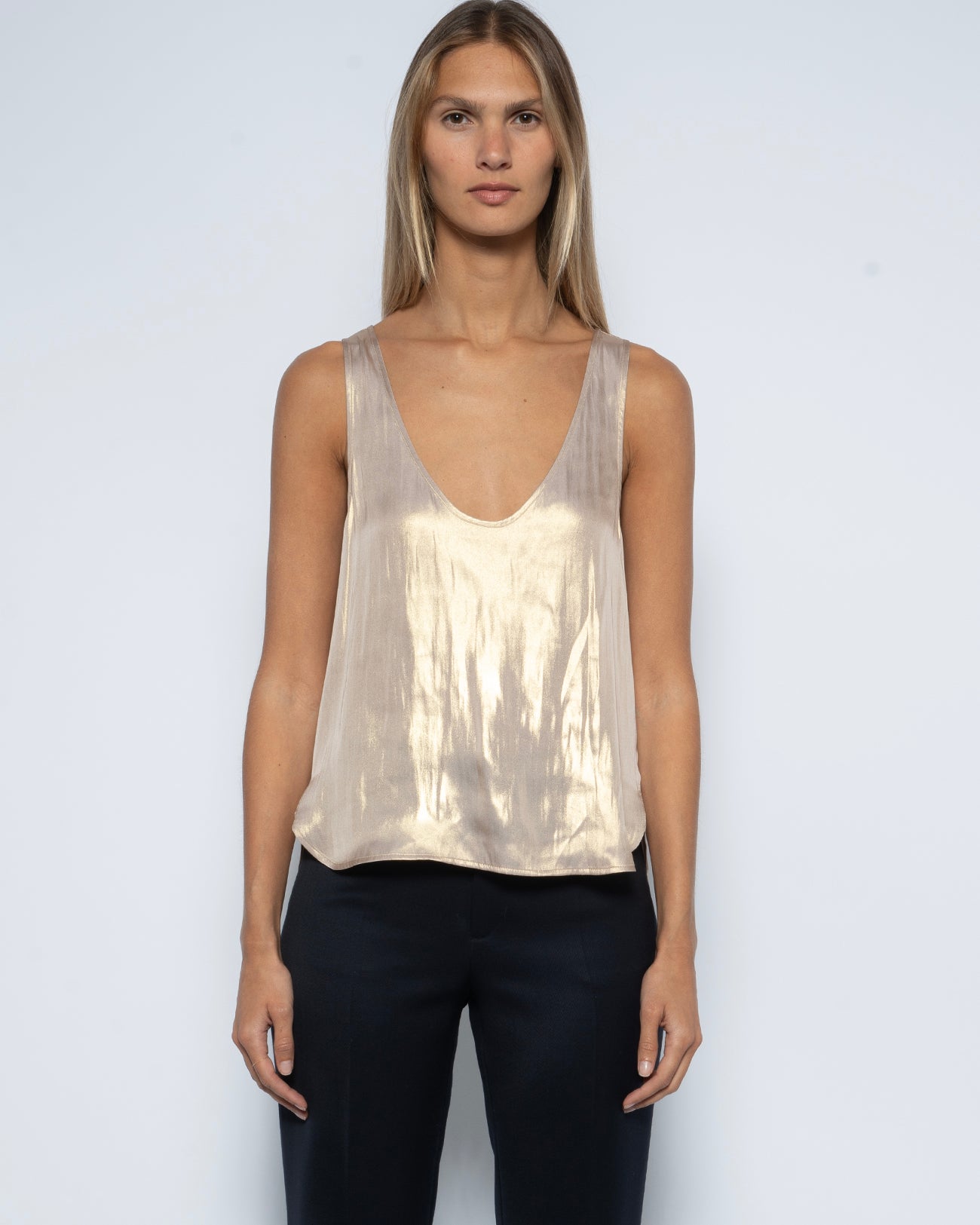 Zadig & Voltaire TARYS SATIN TANK TOP at Romi Boutique