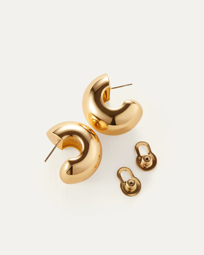 GEMMA HOOPS IN GOLD